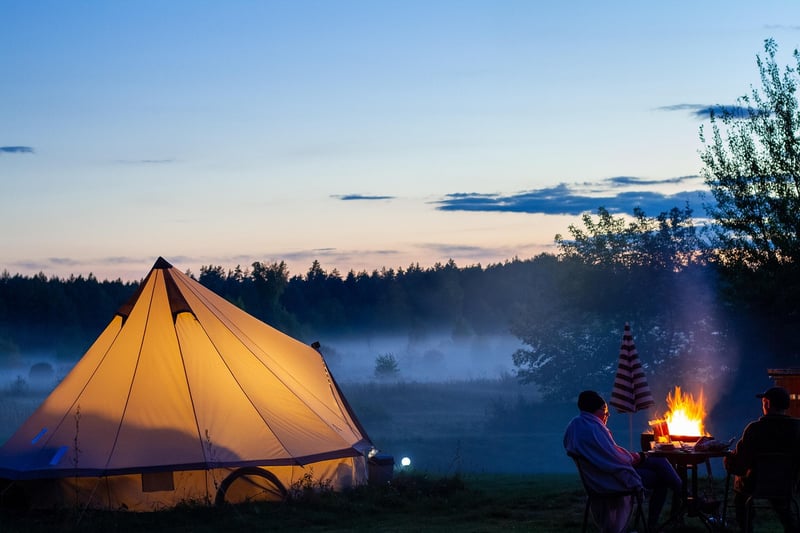 Luxury Glamping Tent in Nature